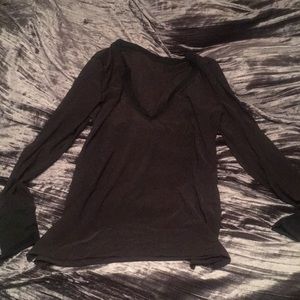 Lululemon Sheer V Neck Long Sleeve Shirt